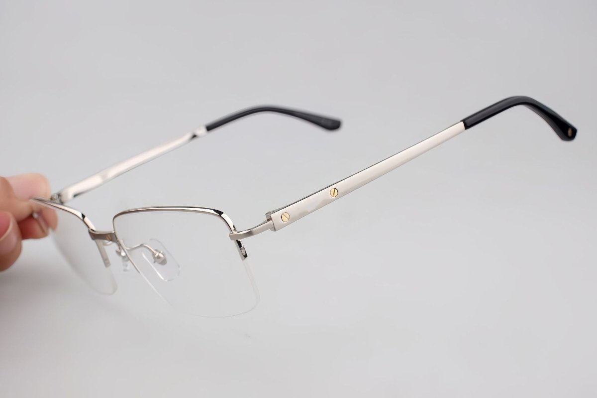 Cartier - Style Pure Titanium Semi Rimless Glasses Lightweight Designer Business Optical Frame – CT0554O - HP eyeglasses