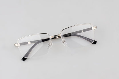 Cartier - Style Pure Titanium Semi Rimless Glasses Lightweight Designer Business Optical Frame – CT0554O - HP eyeglasses