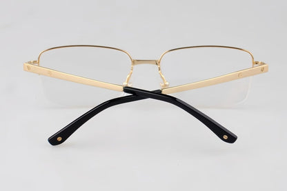Cartier - Style Pure Titanium Semi Rimless Glasses Lightweight Designer Business Optical Frame – CT0554O - HP eyeglasses