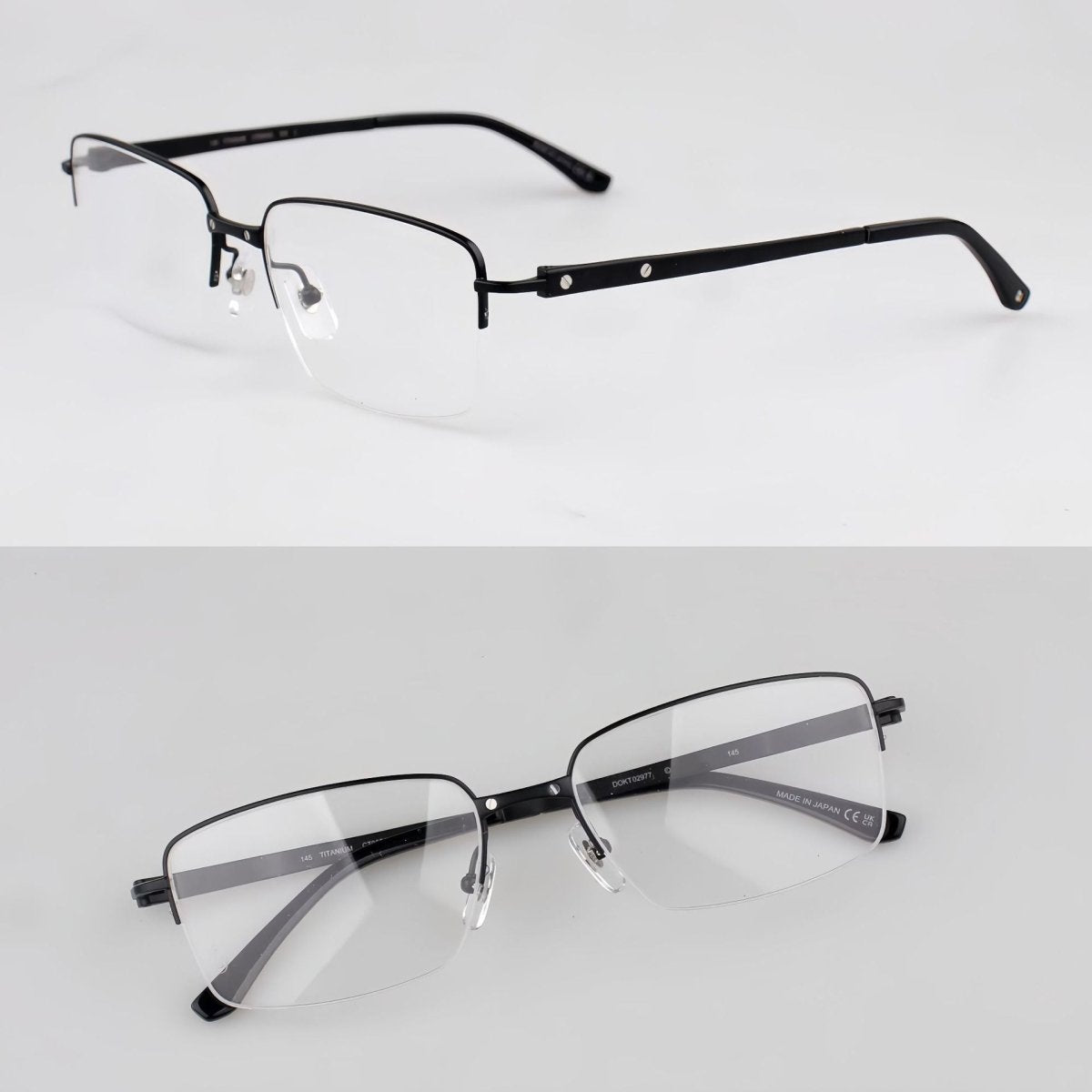 Cartier - Style Pure Titanium Semi Rimless Glasses Lightweight Designer Business Optical Frame – CT0554O - HP eyeglasses