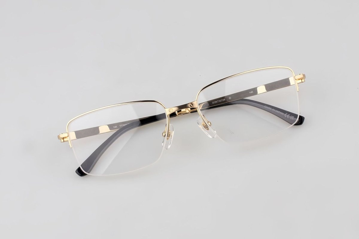 Cartier - Style Pure Titanium Semi Rimless Glasses Lightweight Designer Business Optical Frame – CT0554O - HP eyeglasses