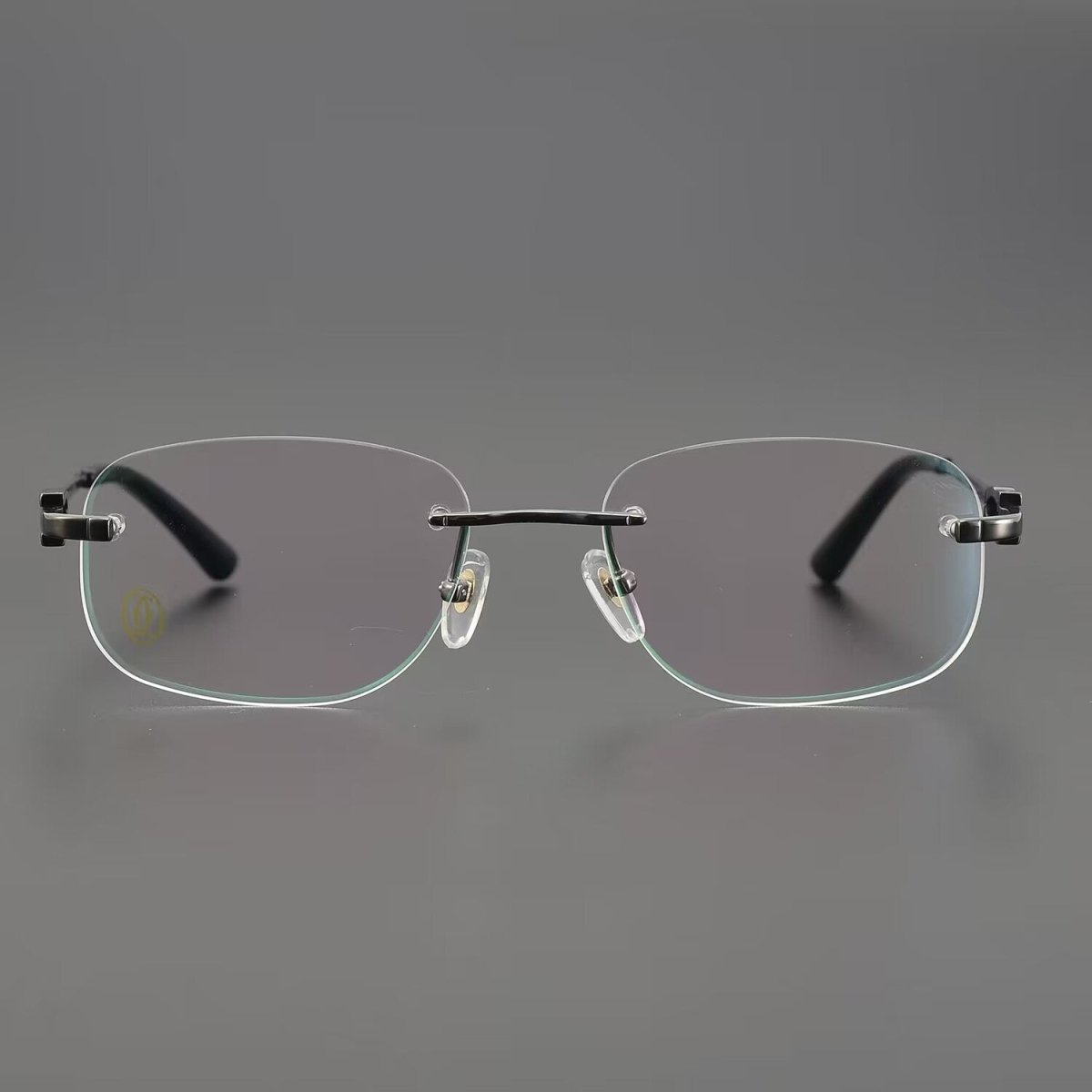 Cartier - Style Rimless Glasses Titanium Oval Eyeglasses Frame Mens Luxury Rimless Optical Glasses Lightweight Frame CT0290 - HP eyeglasses