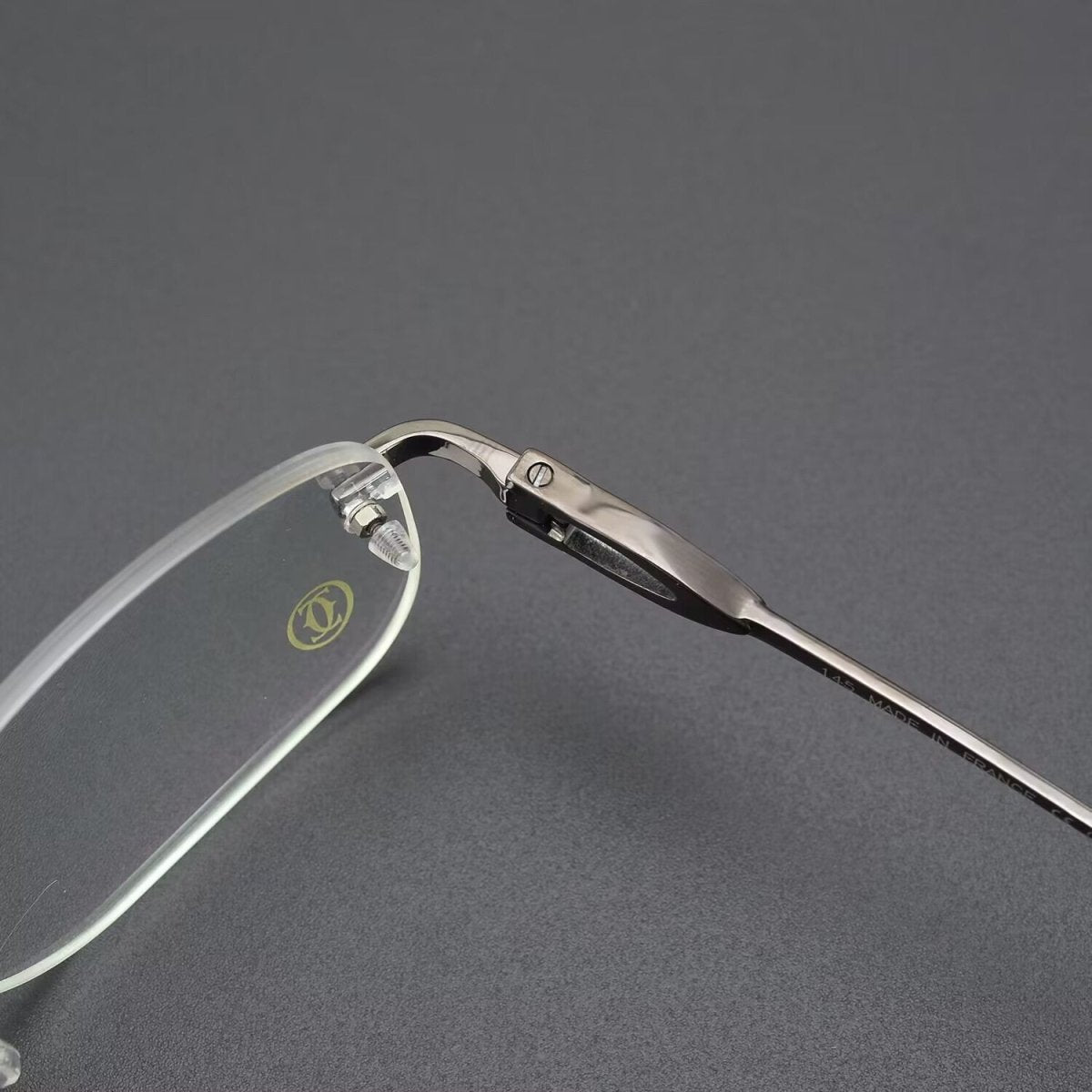 Cartier - Style Rimless Glasses Titanium Oval Eyeglasses Frame Mens Luxury Rimless Optical Glasses Lightweight Frame CT0290 - HP eyeglasses