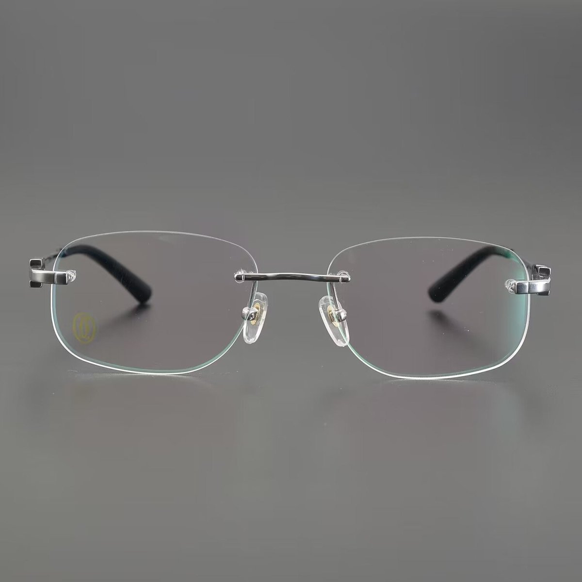 Cartier - Style Rimless Glasses Titanium Oval Eyeglasses Frame Mens Luxury Rimless Optical Glasses Lightweight Frame CT0290 - HP eyeglasses