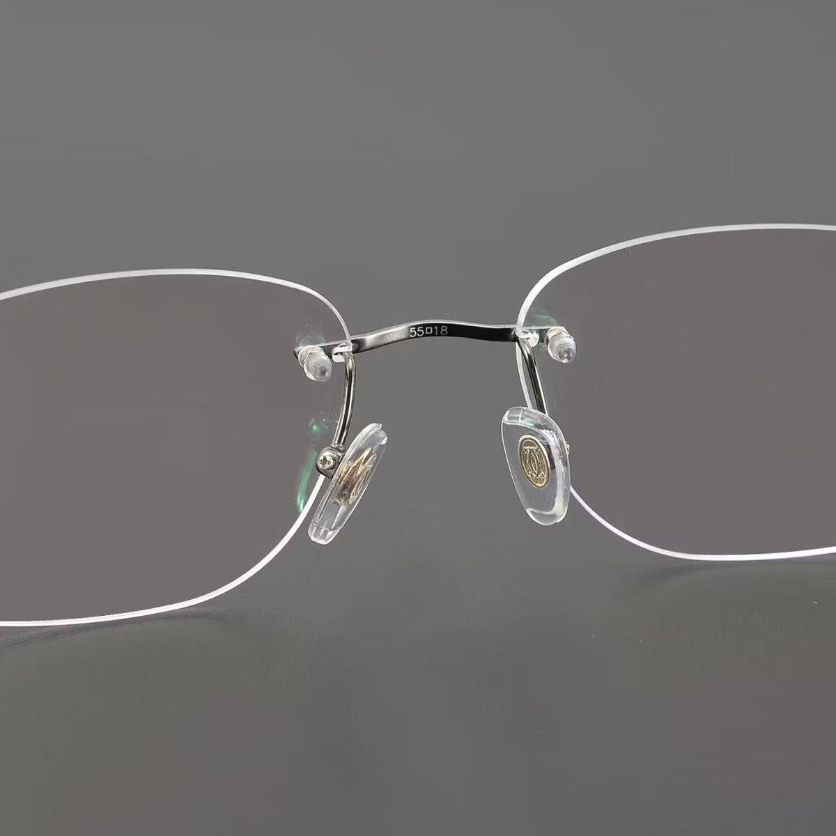 Cartier - Style Rimless Glasses Titanium Oval Eyeglasses Frame Mens Luxury Rimless Optical Glasses Lightweight Frame CT0290 - HP eyeglasses