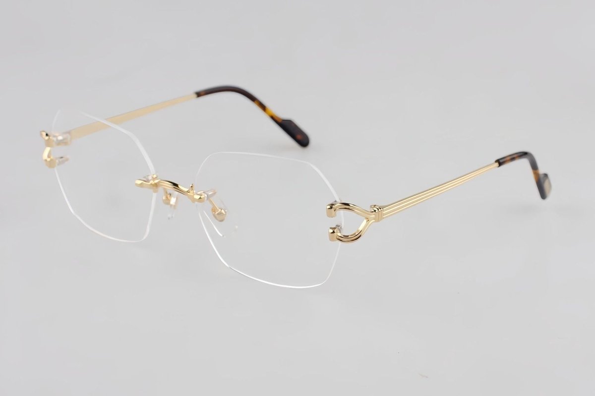 Cartier - Style Rimless Pure Titanium Eyeglasses – Luxury Optical Frame CT0563O - HP eyeglasses