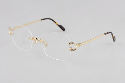 Cartier - Style Rimless Pure Titanium Eyeglasses – Luxury Optical Frame CT0563O - HP eyeglasses
