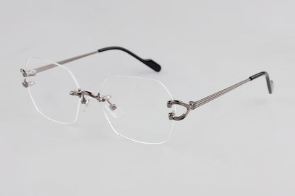 Cartier - Style Rimless Pure Titanium Eyeglasses – Luxury Optical Frame CT0563O - HP eyeglasses