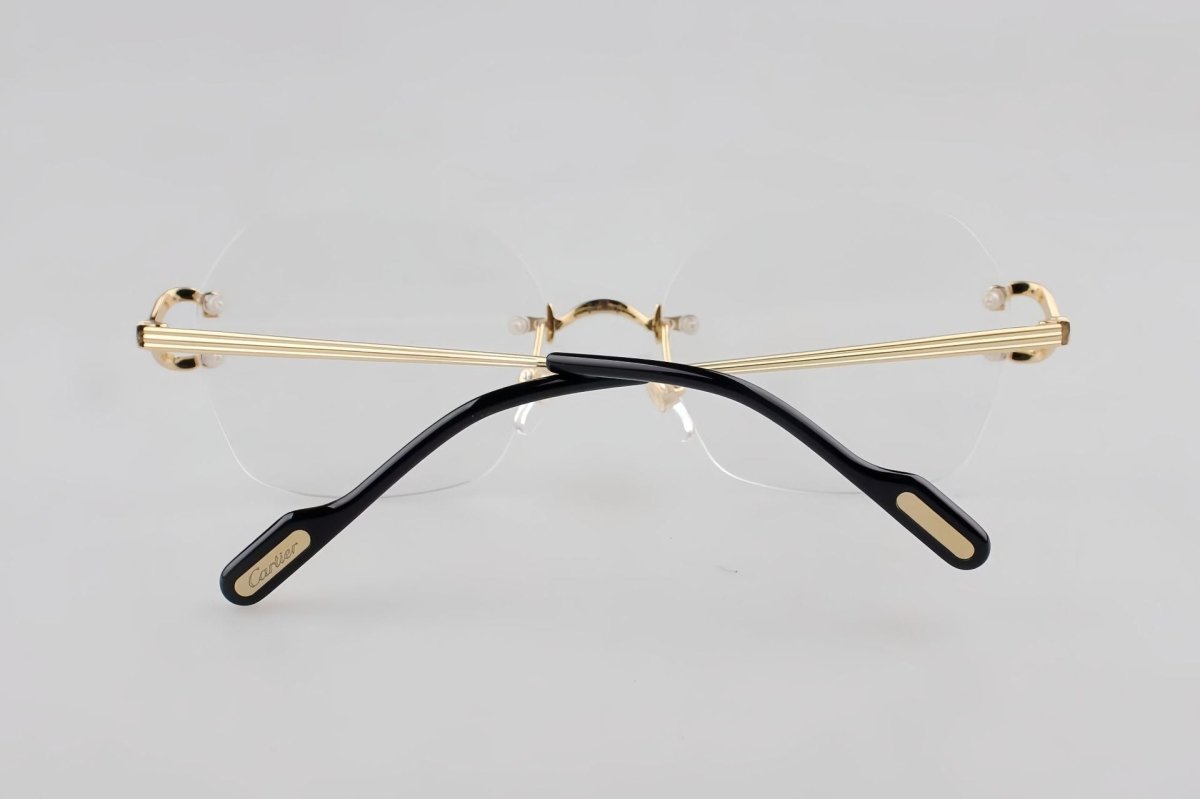 Cartier - Style Rimless Pure Titanium Eyeglasses – Luxury Optical Frame CT0563O - HP eyeglasses