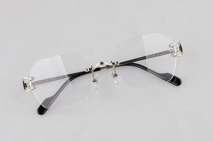 Cartier - Style Rimless Pure Titanium Eyeglasses – Luxury Optical Frame CT0563O - HP eyeglasses