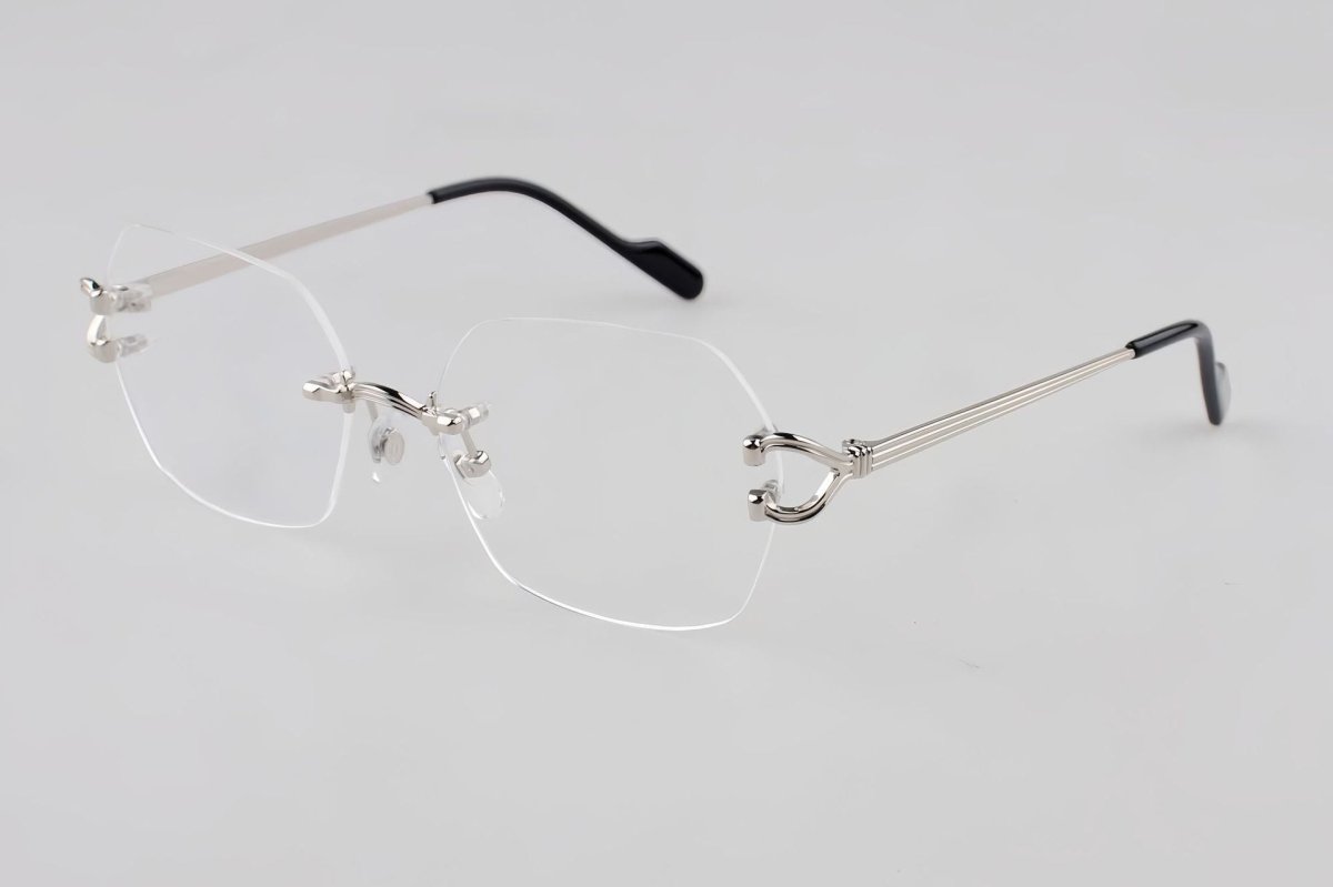 Cartier - Style Rimless Pure Titanium Eyeglasses – Luxury Optical Frame CT0563O - HP eyeglasses