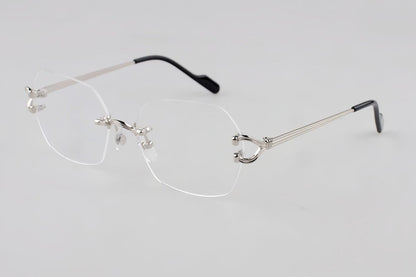 Cartier - Style Rimless Pure Titanium Eyeglasses – Luxury Optical Frame CT0563O - HP eyeglasses