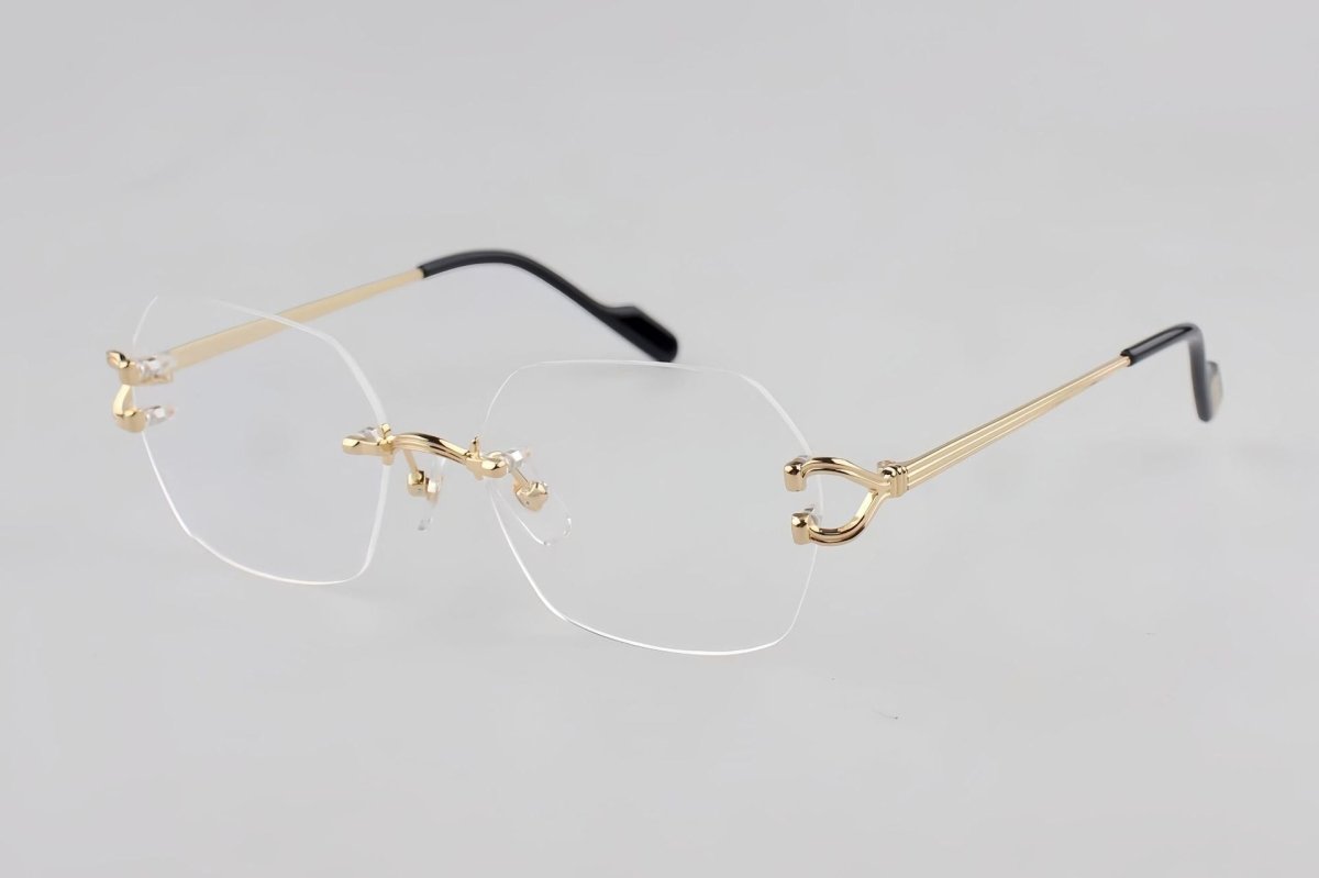 Cartier - Style Rimless Pure Titanium Eyeglasses – Luxury Optical Frame CT0563O - HP eyeglasses