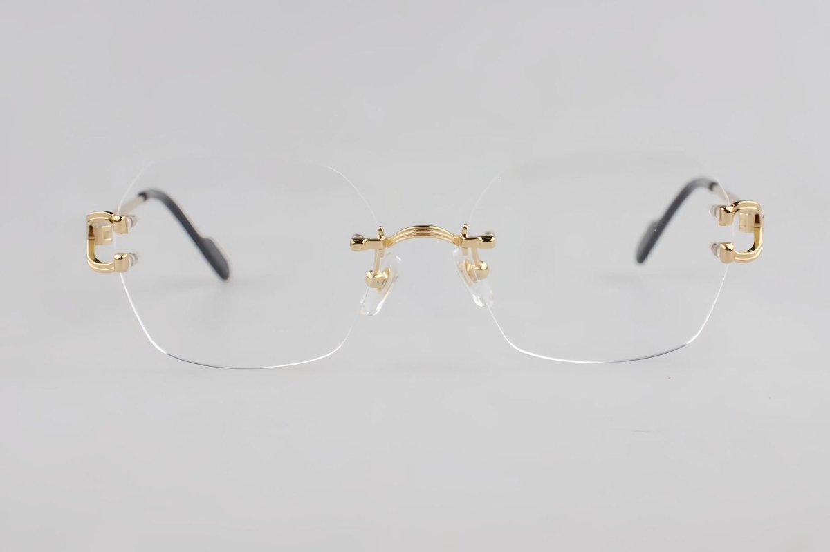 Cartier - Style Rimless Pure Titanium Eyeglasses – Luxury Optical Frame CT0563O - HP eyeglasses