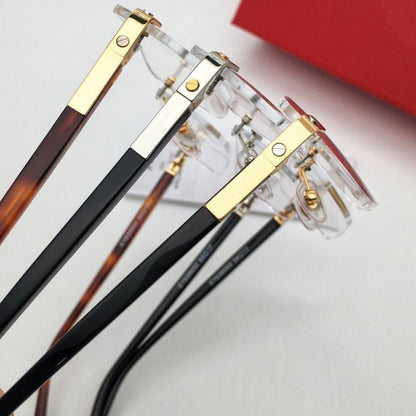 Cartier - Style Ultra - Light Rimless Business Glasses Frame – EYE00053 - HP eyeglasses
