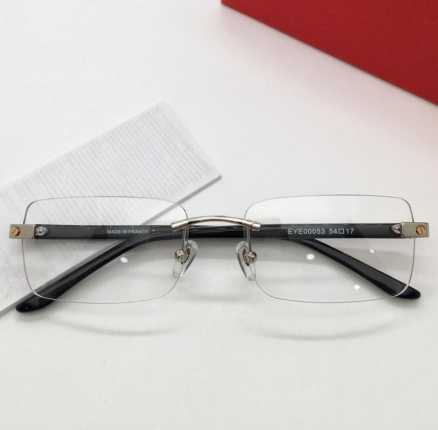 Cartier - Style Ultra - Light Rimless Business Glasses Frame – EYE00053 - HP eyeglasses