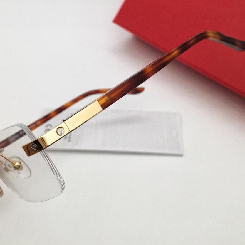 Cartier - Style Ultra - Light Rimless Business Glasses Frame – EYE00053 - HP eyeglasses