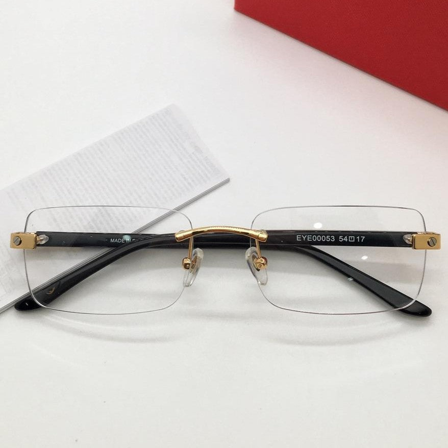 Cartier - Style Ultra - Light Rimless Business Glasses Frame – EYE00053 - HP eyeglasses
