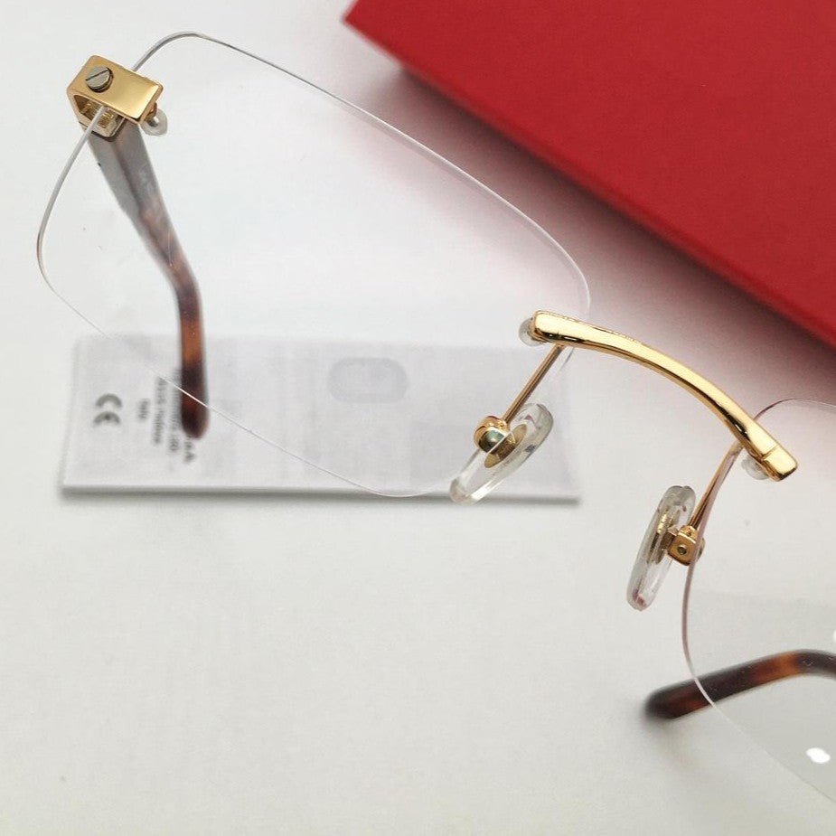 Cartier - Style Ultra - Light Rimless Business Glasses Frame – EYE00053 - HP eyeglasses