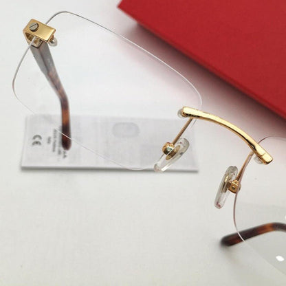 Cartier - Style Ultra - Light Rimless Business Glasses Frame – EYE00053 - HP eyeglasses