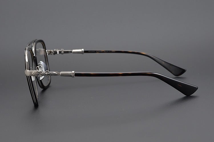 CH Style Aviator Glasses – Gothic Double Bridge Titanium Frame (56mm) - BELLA - HP eyeglasses