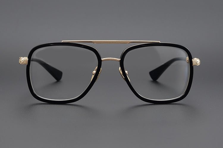 CH Style Aviator Glasses – Gothic Double Bridge Titanium Frame (56mm) - BELLA - HP eyeglasses