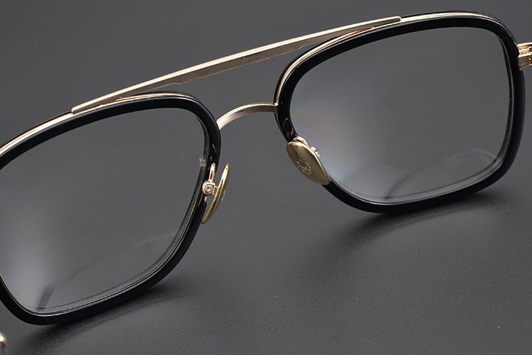 CH Style Aviator Glasses – Gothic Double Bridge Titanium Frame (56mm) - BELLA - HP eyeglasses