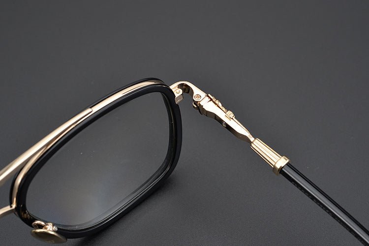 CH Style Aviator Glasses – Gothic Double Bridge Titanium Frame (56mm) - BELLA - HP eyeglasses