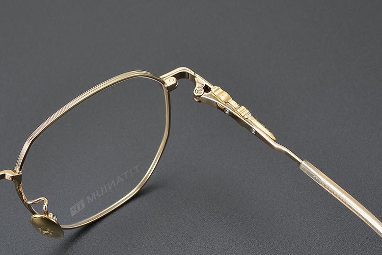 CH8022 Polygon Titanium Glasses Frames – Chrome Hearts Inspired Eyeglass Frame for Men & Women, Lightweight Designer Full - Rim Optical Eyewear - HP eyeglasses