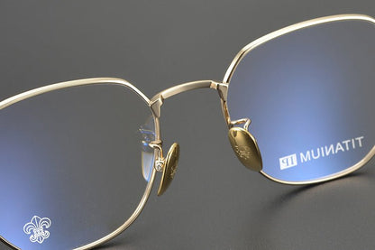 CH8022 Polygon Titanium Glasses Frames – Chrome Hearts Inspired Eyeglass Frame for Men & Women, Lightweight Designer Full - Rim Optical Eyewear - HP eyeglasses