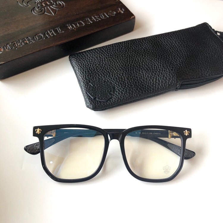 CH8070 – Fashion Square Acetate Eyeglasses | Oversized Full Frame Optical Glasses for Men & Women - HP eyeglasses