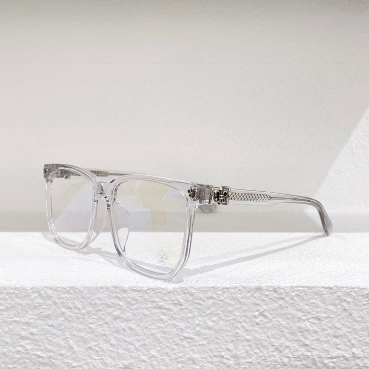 CH8070 – Fashion Square Acetate Eyeglasses | Oversized Full Frame Optical Glasses for Men & Women - HP eyeglasses