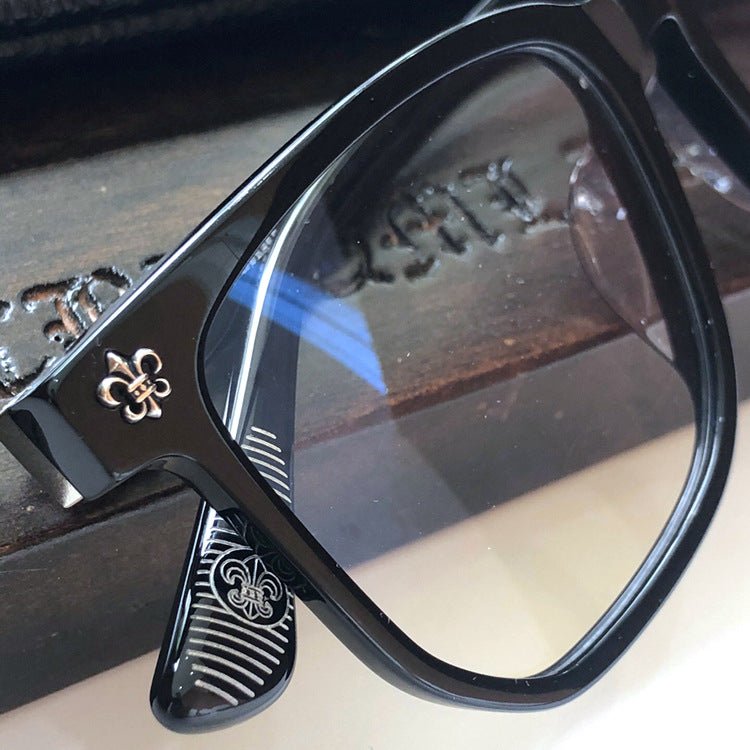 CH8070 – Fashion Square Acetate Eyeglasses | Oversized Full Frame Optical Glasses for Men & Women - HP eyeglasses