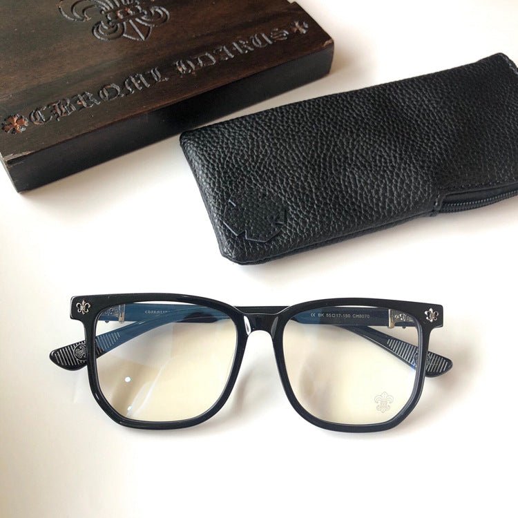 CH8070 – Fashion Square Acetate Eyeglasses | Oversized Full Frame Optical Glasses for Men & Women - HP eyeglasses