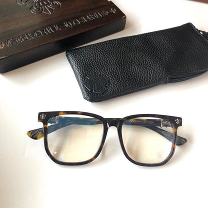CH8070 – Fashion Square Acetate Eyeglasses | Oversized Full Frame Optical Glasses for Men & Women - HP eyeglasses