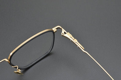 CH8105 Chrome Hearts Style Oversized Titanium Optical Glasses – Lightweight Full - Rim Eyeglass Frame for Men & Women, Polygon Designer Eyewear - HP eyeglasses