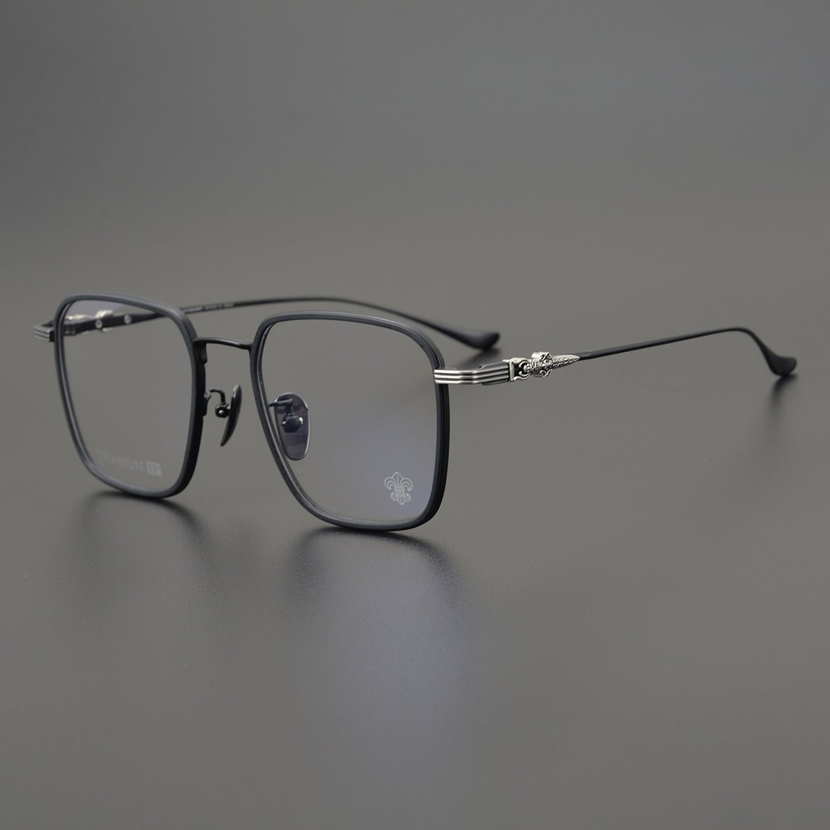 CH8105 Chrome Hearts Style Oversized Titanium Optical Glasses – Lightweight Full - Rim Eyeglass Frame for Men & Women, Polygon Designer Eyewear - HP eyeglasses