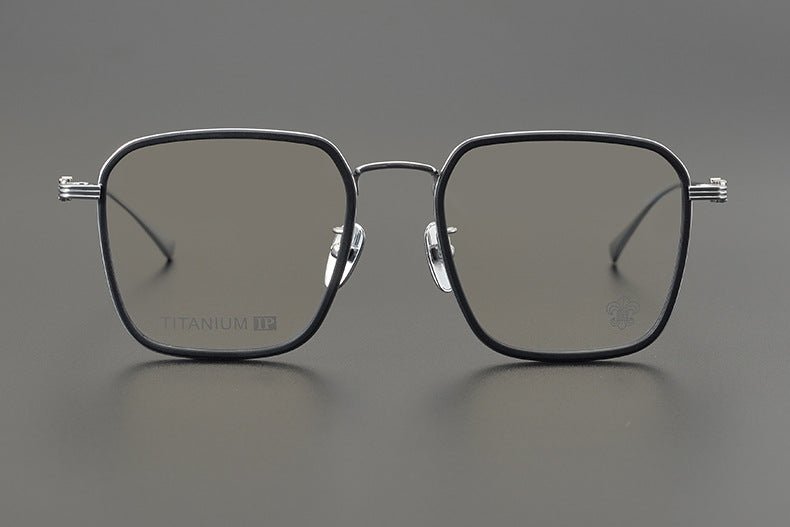 CH8105 Chrome Hearts Style Oversized Titanium Optical Glasses – Lightweight Full - Rim Eyeglass Frame for Men & Women, Polygon Designer Eyewear - HP eyeglasses