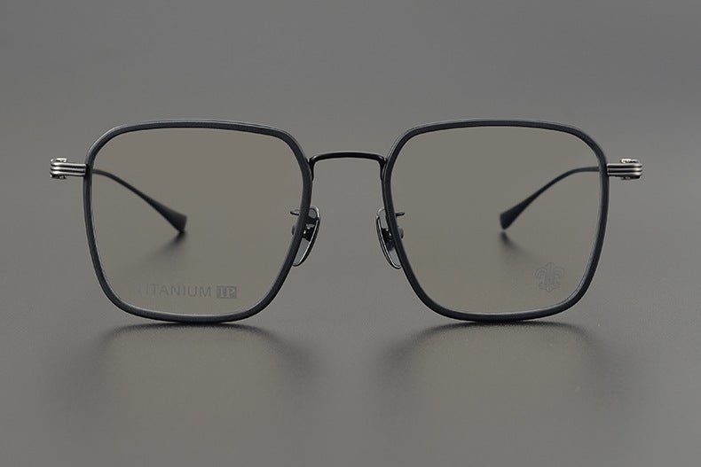 CH8105 Chrome Hearts Style Oversized Titanium Optical Glasses – Lightweight Full - Rim Eyeglass Frame for Men & Women, Polygon Designer Eyewear - HP eyeglasses