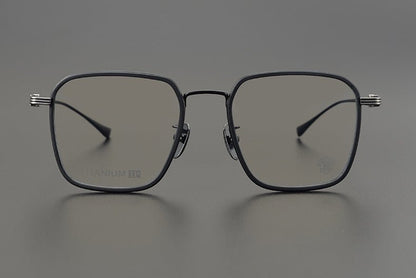 CH8105 Chrome Hearts Style Oversized Titanium Optical Glasses – Lightweight Full - Rim Eyeglass Frame for Men & Women, Polygon Designer Eyewear - HP eyeglasses