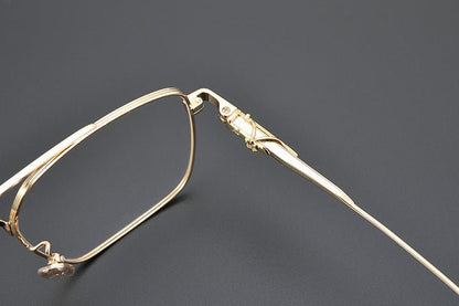 CH8146 Chrome Hearts style Gothic Holy Dagger Design Titanium Aviator Glasses – Double Bridge - HP eyeglasses