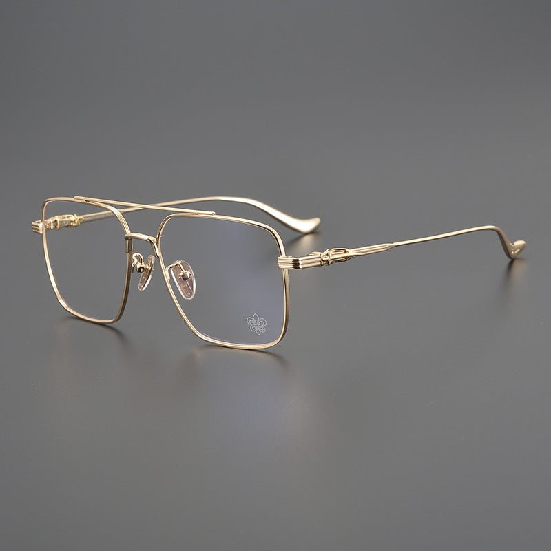 CH8146 Chrome Hearts style Gothic Holy Dagger Design Titanium Aviator Glasses – Double Bridge - HP eyeglasses