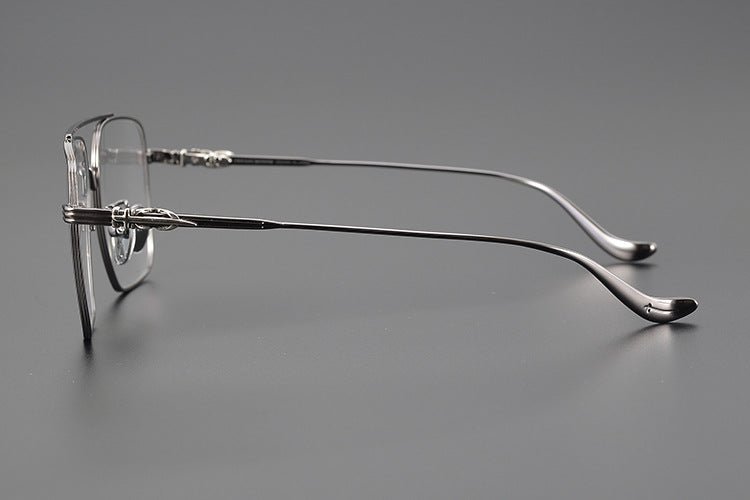 CH8146 Chrome Hearts style Gothic Holy Dagger Design Titanium Aviator Glasses – Double Bridge - HP eyeglasses