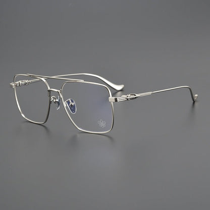 CH8146 Chrome Hearts style Gothic Holy Dagger Design Titanium Aviator Glasses – Double Bridge - HP eyeglasses