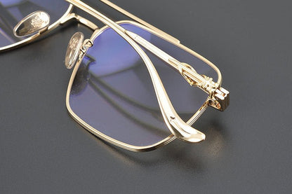 CH8146 Chrome Hearts style Gothic Holy Dagger Design Titanium Aviator Glasses – Double Bridge - HP eyeglasses