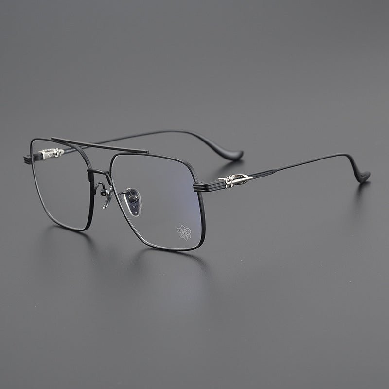 CH8146 Chrome Hearts style Gothic Holy Dagger Design Titanium Aviator Glasses – Double Bridge - HP eyeglasses