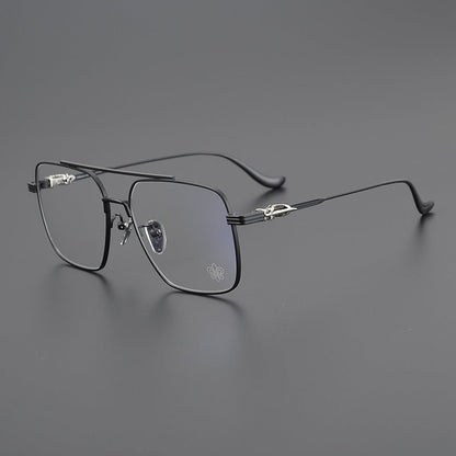 CH8146 Chrome Hearts style Gothic Holy Dagger Design Titanium Aviator Glasses – Double Bridge - HP eyeglasses