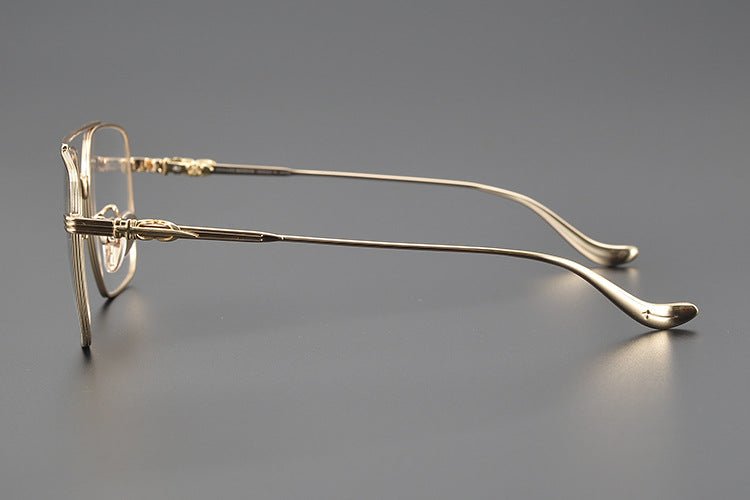 CH8146 Chrome Hearts style Gothic Holy Dagger Design Titanium Aviator Glasses – Double Bridge - HP eyeglasses