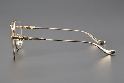 CH8146 Chrome Hearts style Gothic Holy Dagger Design Titanium Aviator Glasses – Double Bridge - HP eyeglasses