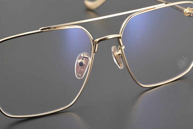 CH8146 Chrome Hearts style Gothic Holy Dagger Design Titanium Aviator Glasses – Double Bridge - HP eyeglasses